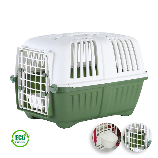 85107.jpg GLEE PET CARRIER ICARUS GREEN L47 x W31 x H31.8cm ECO - Image 1