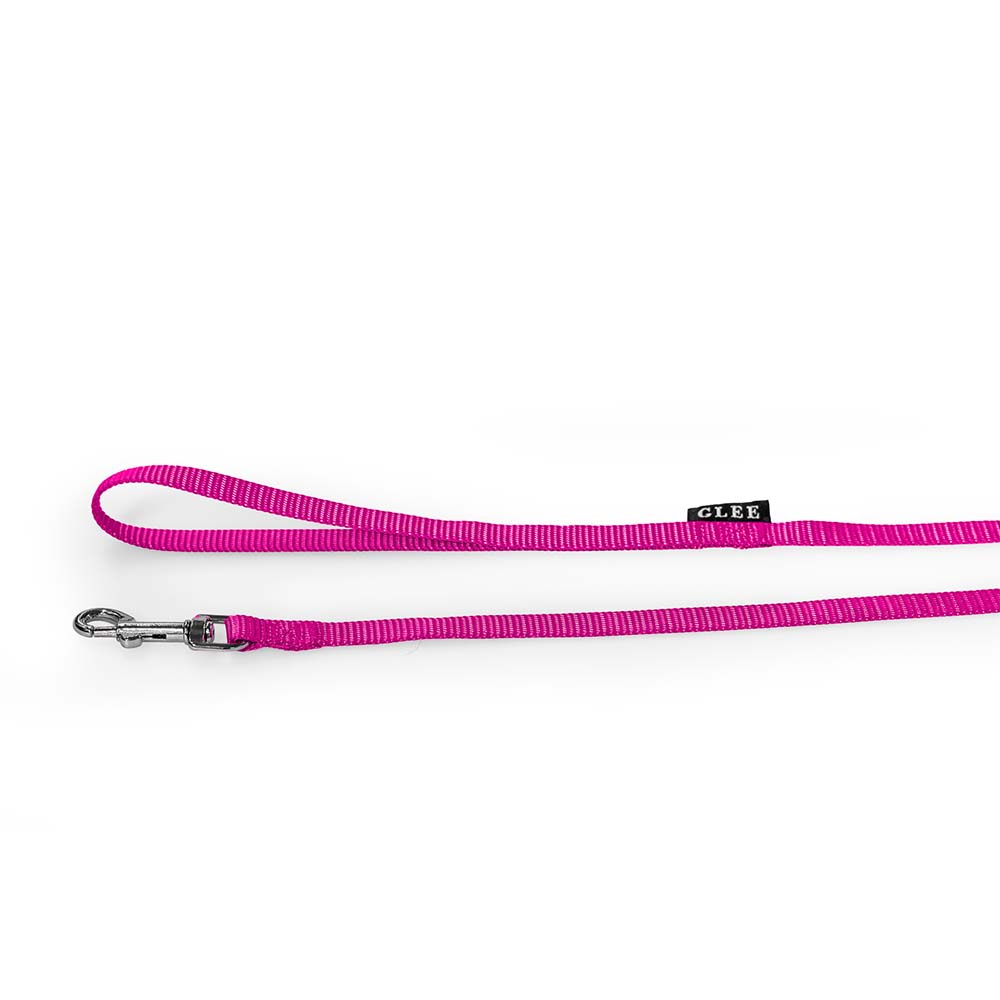 88741.jpg GLEE LEASH WITH SINGLE WEBBING TAPE, GLEE LEASH WITH SINGLE WEBBING TAPE, PINK MEDIUM 20mmx122cm - Image 1