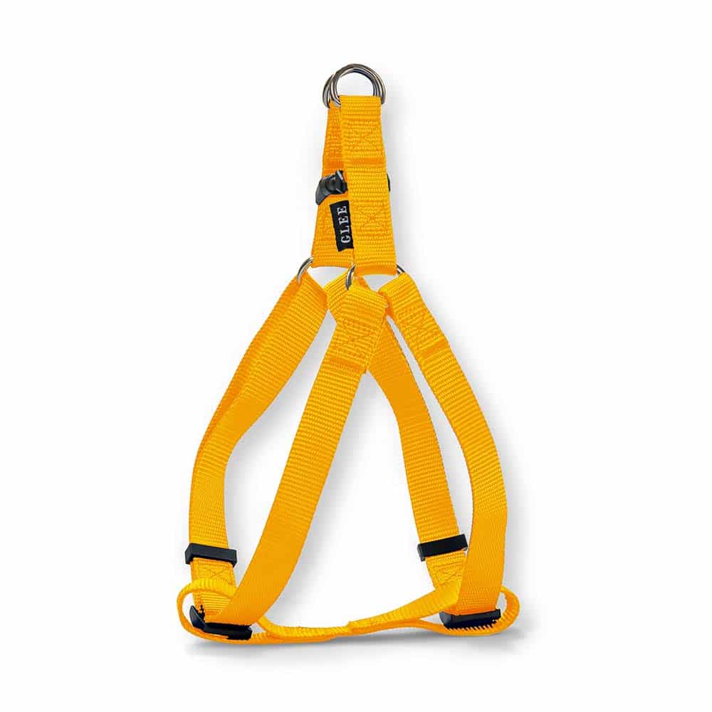 88843.jpg GLEE HARNESS YELLOW XSMALL 10mmx25cm-36cm - Image 1