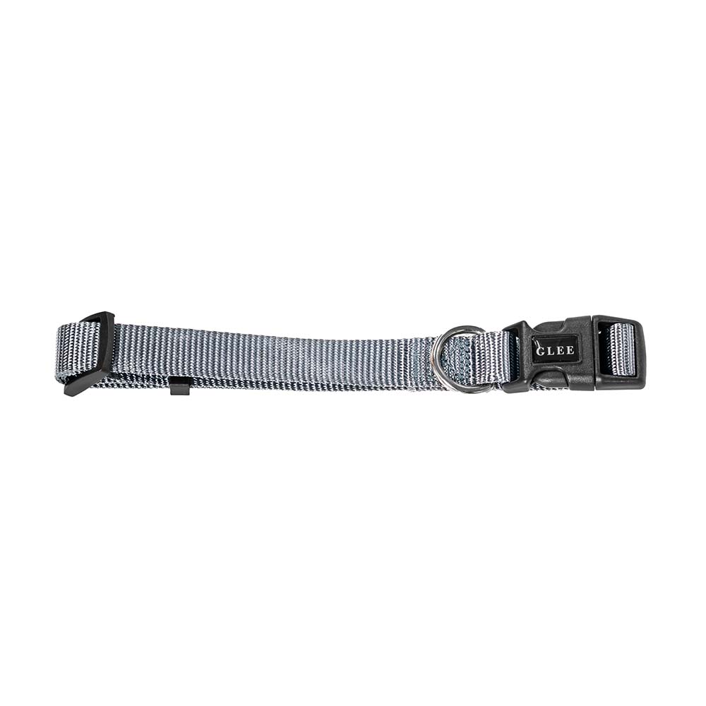 88890.jpg GLEE COLLAR ADJUSTABLE GREY LARGE 25mmx46-66cm - Image 1