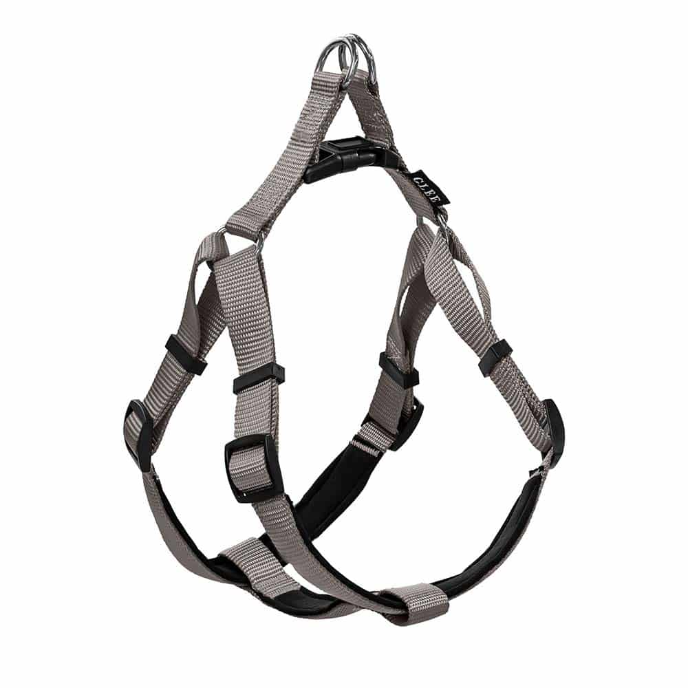 88896.jpg GLEE HARNESS WITH NEOPRENE PADDING GREY SMALL 16mmx41-51cm - Image 1