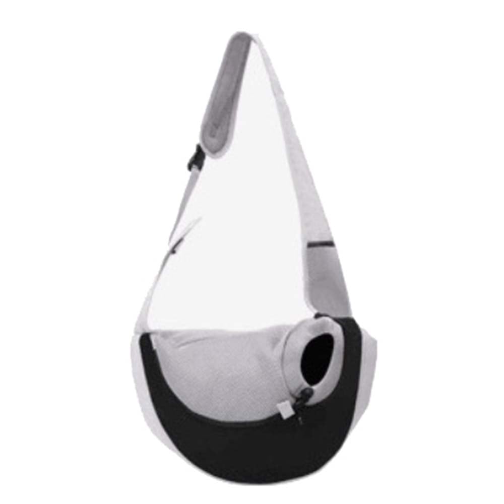 88156.jpg GLEE DOG CARRIER BAG MESSENGER BLACK GREY L - Image 1