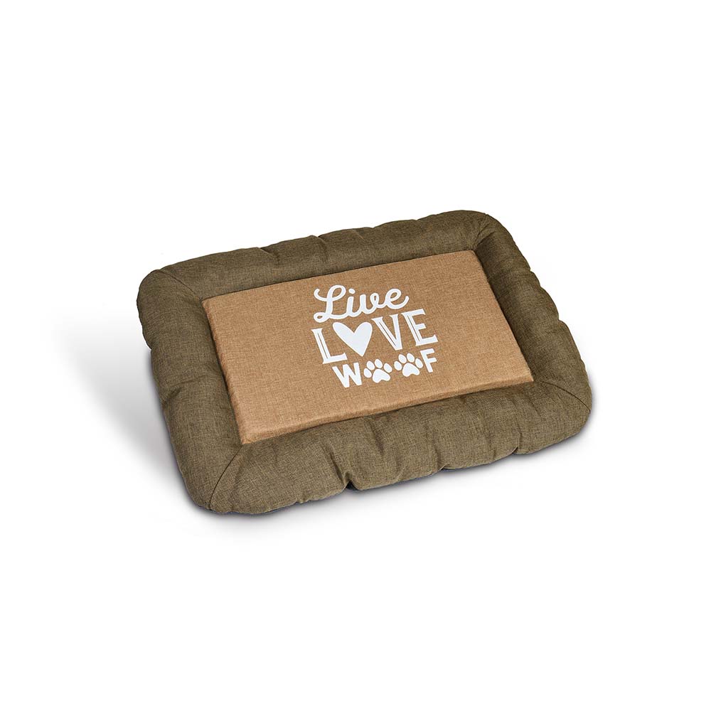 g88645.jpg GLEE RECTANGULAR MATTRESS WITH PATTERN, BROWN - Image 1