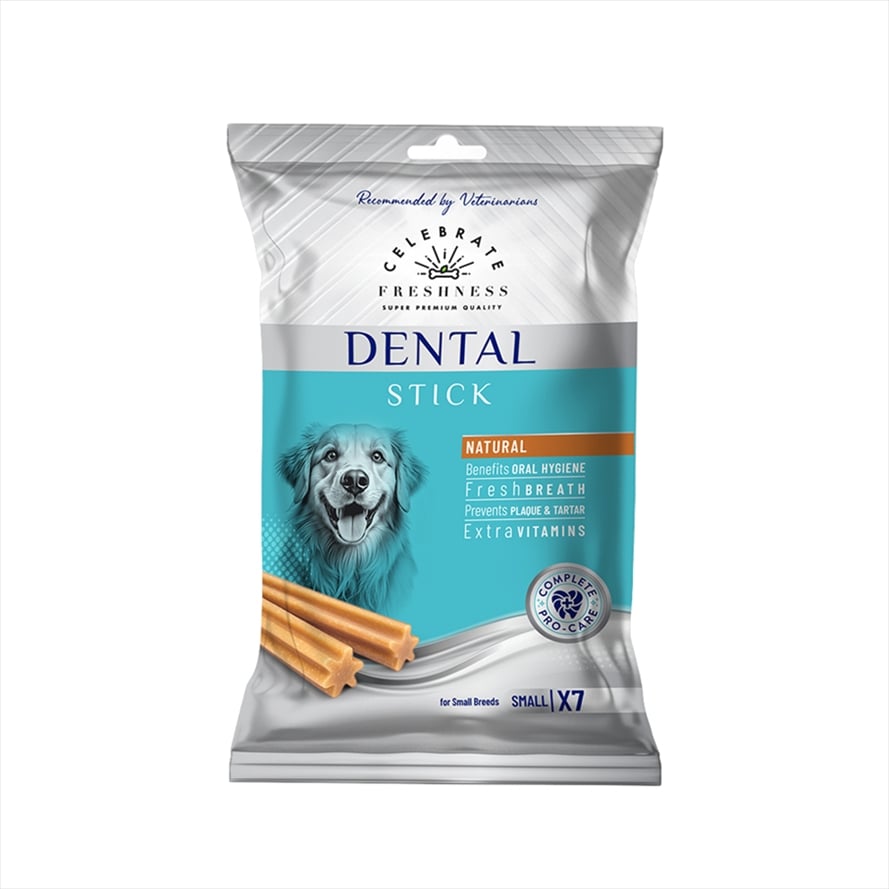 84480.jpg CELEBRATE DENTAL MULTIPACK STICKS NATURAL S 4x110gr 28pcs - Image 1