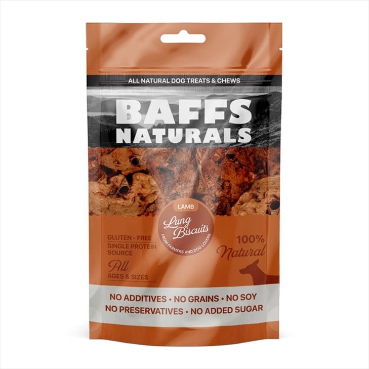 BF9926.jpg BAFFS LAMB LUNG BISCUITS 100gr - Image 1