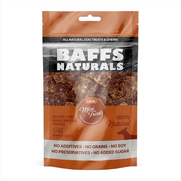 BF9976.jpg BAFFS LAMB MINI TREATS 100gr - Image 1
