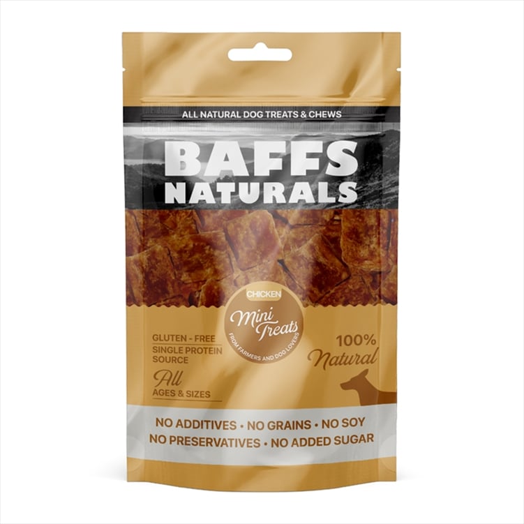 BF9992.jpg BAFFS CHICKEN MINI TREATS 100gr - Image 1