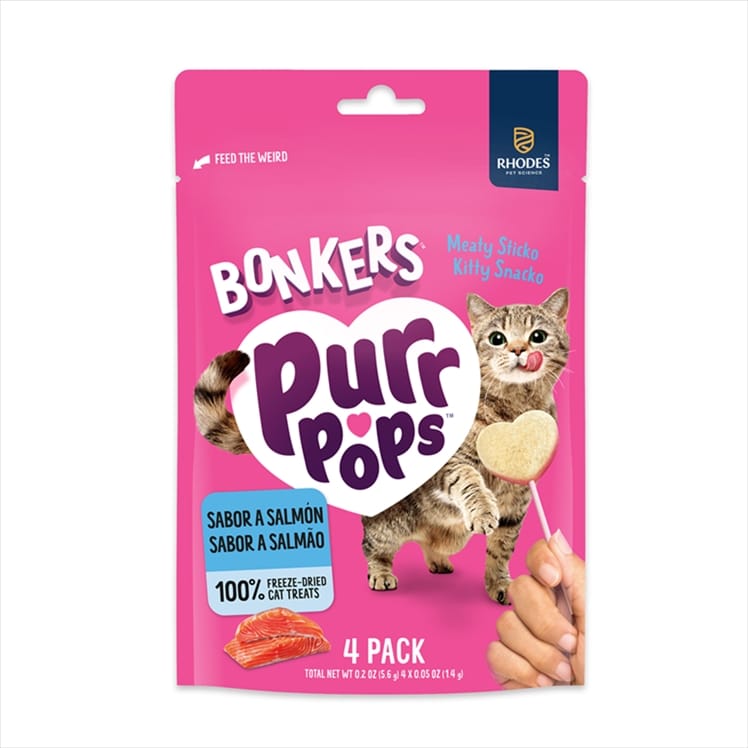 BO1005.jpg BONKERS PURRPOPS CAT TREATS FREEZE DRIED SALMON 5,6gr - Image 1