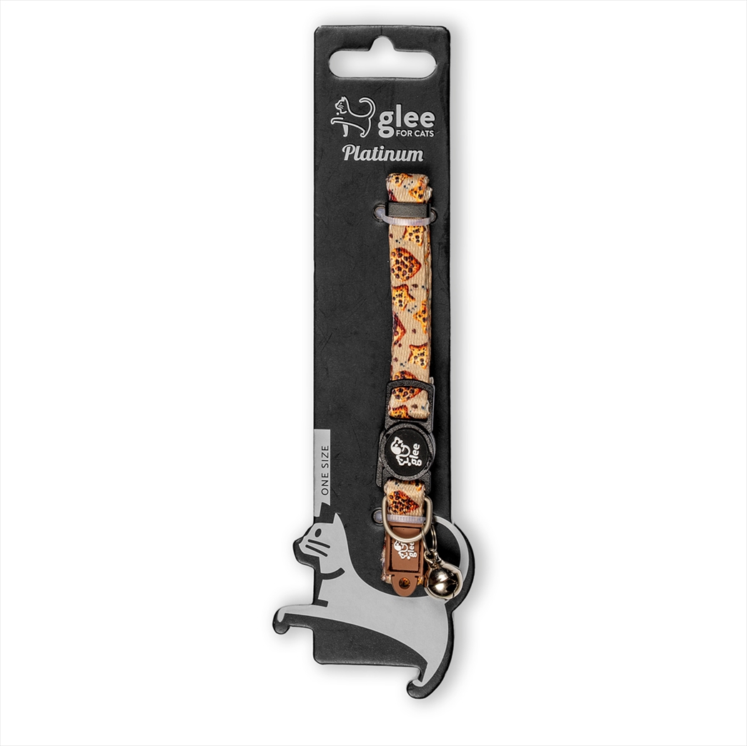 GL185.jpg GLEE CAT COLLAR STRAP WITH BELL COOKIE BOO XS 1.0cm x 22cm–35cm - Image 1