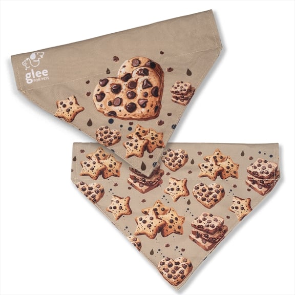 GL201.jpg GLEE BANDANA COOKIE BOO XS/ S 15.5cm x 13cm x 3.5cm - Image 1
