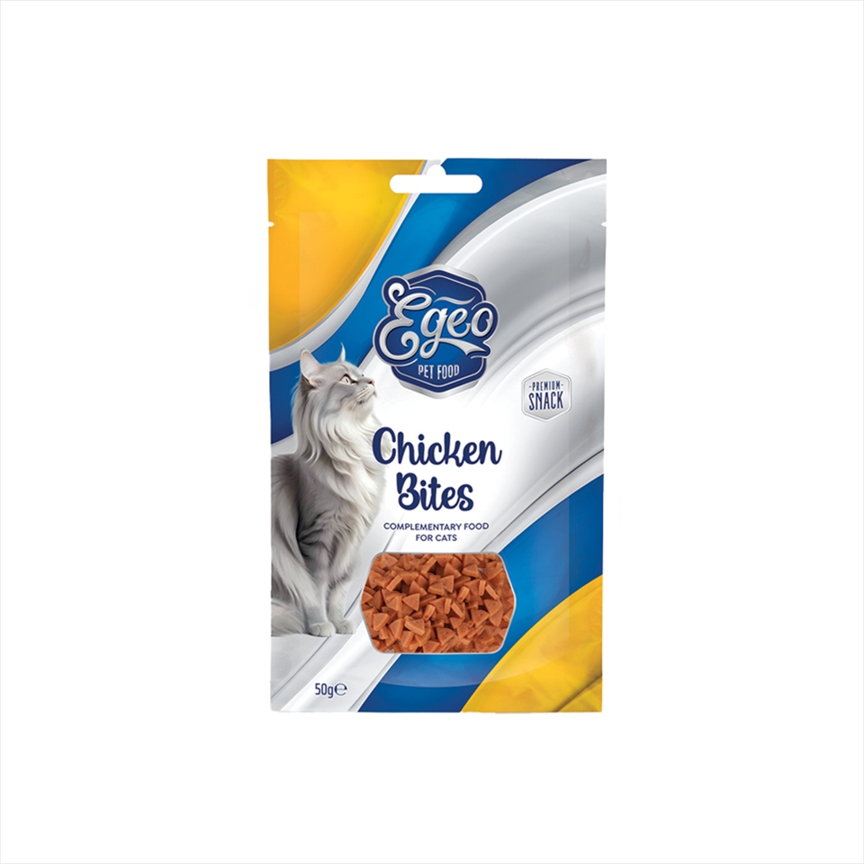 EG555.jpg EGEO CAT CHICKEN BITES 50GR X 6 - Image 1