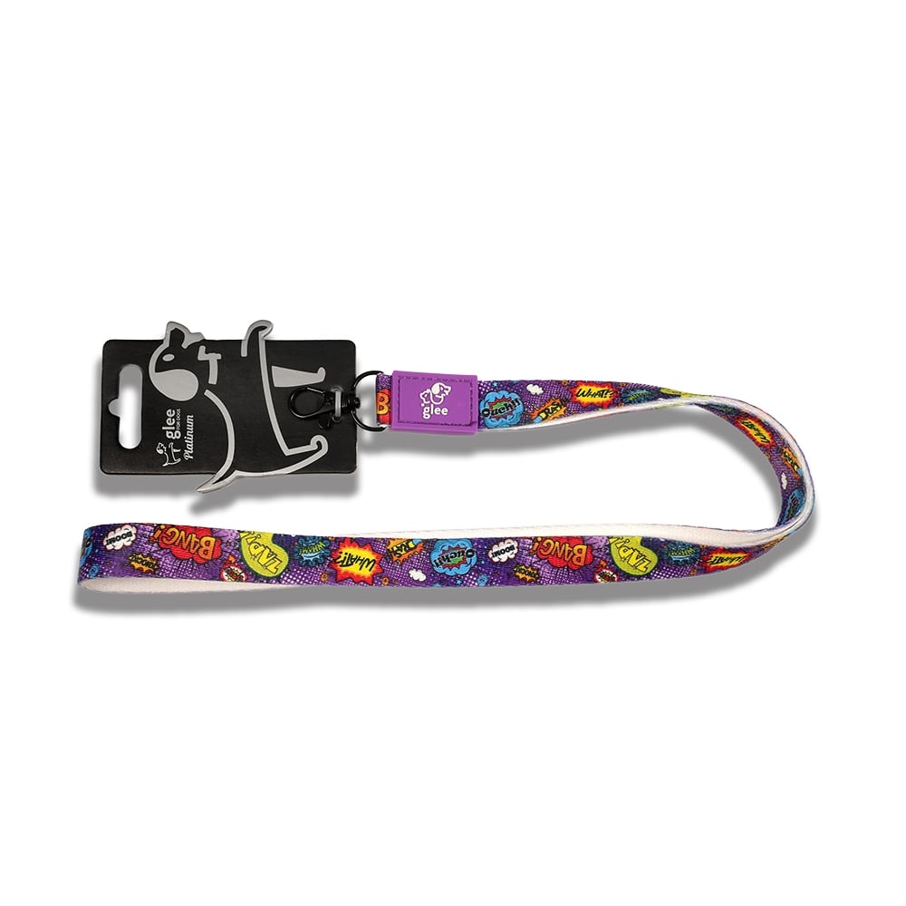 GL026.jpg GLEE LANYARD PURPLE BOOM 2cm x 50cm - Image 1