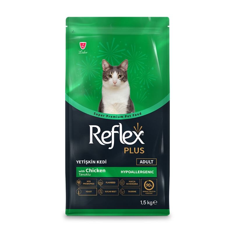 L10917.jpg REFLEX PLUS ADULT CAT FOOD CHICKEN 15KG - Image 1